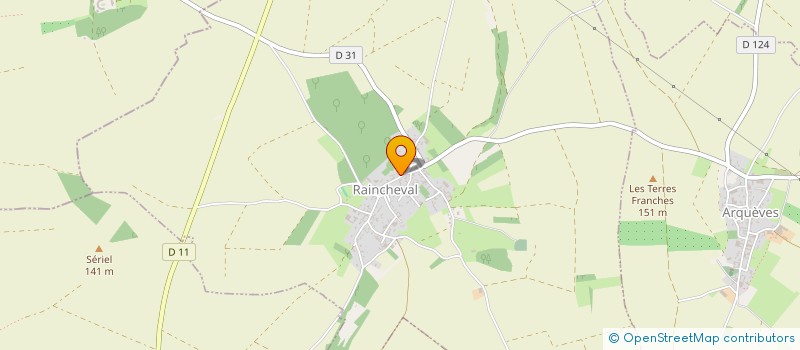 localisation de l'entreprise SCI LGPSV  RAINCHEVAL