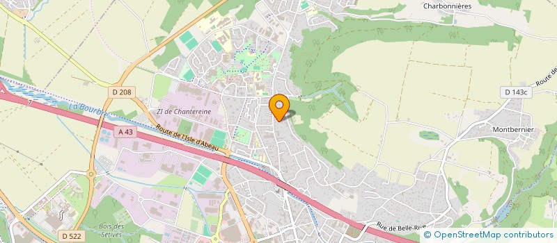 localisation de l'entreprise SCI LGTG  BOURGOIN-JALLIEU