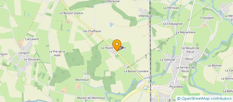 localisation de l'entreprise SCI LGV IMMO  NORT-SUR-ERDRE