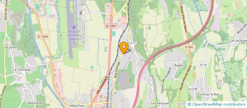 localisation de l'entreprise SCI LGW  VOGLANS