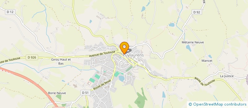 localisation de l'entreprise SCI LGY-STA à PUYLAURENS