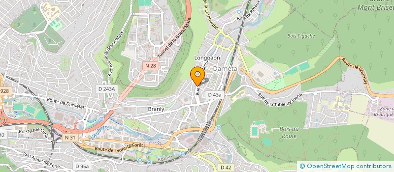 localisation de l'entreprise SCI LH  DARNETAL