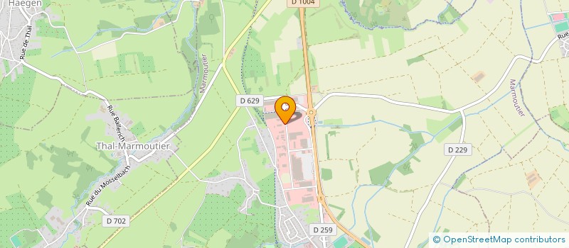 localisation de l'entreprise SCI LH  MARMOUTIER