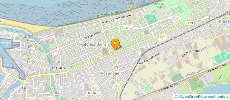 localisation de l'entreprise SCI LH à DUNKERQUE