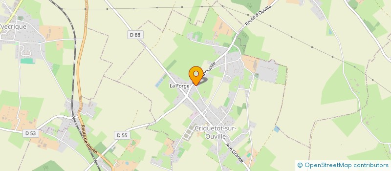 localisation de l'entreprise SCI LH  CRIQUETOT-SUR-OUVILLE