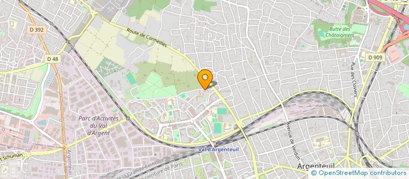 localisation de l'entreprise SCI LH  ARGENTEUIL