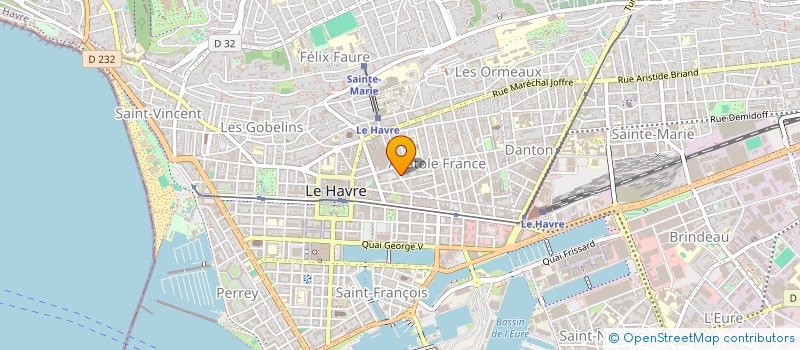 localisation de l'entreprise SCI LH GALLIENI à LE HAVRE