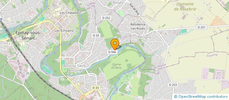 localisation de l'entreprise SCI LH IMMOBILIERE  BOUSSY-SAINT-ANTOINE