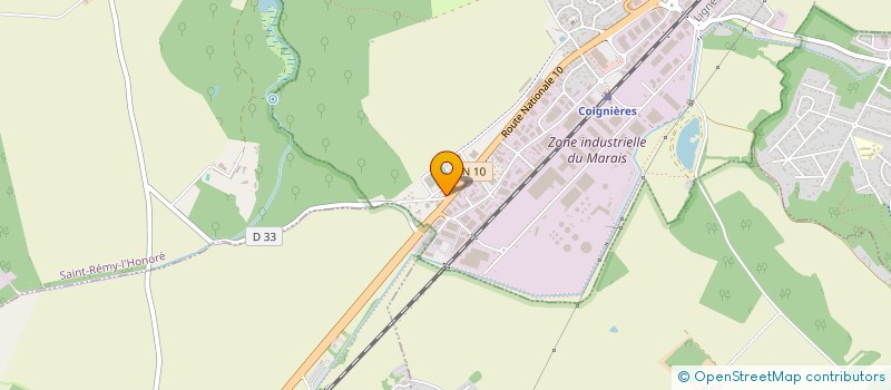 localisation de l'entreprise SCI LH INVEST à COIGNIERES