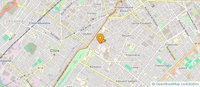 localisation de l'entreprise SCI LHACEL-BENSALEM  ROUBAIX