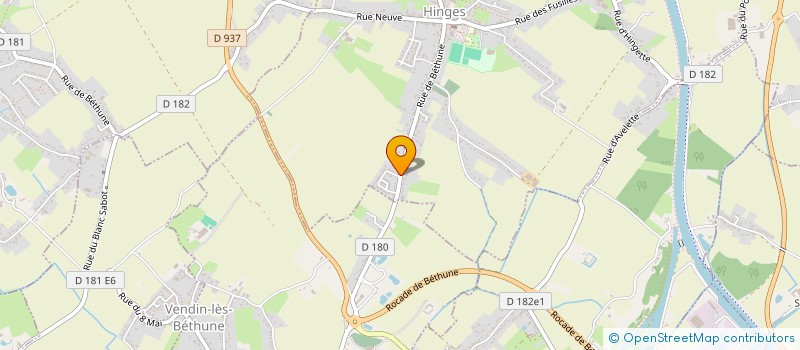 localisation de l'entreprise SCI LHB  HINGES