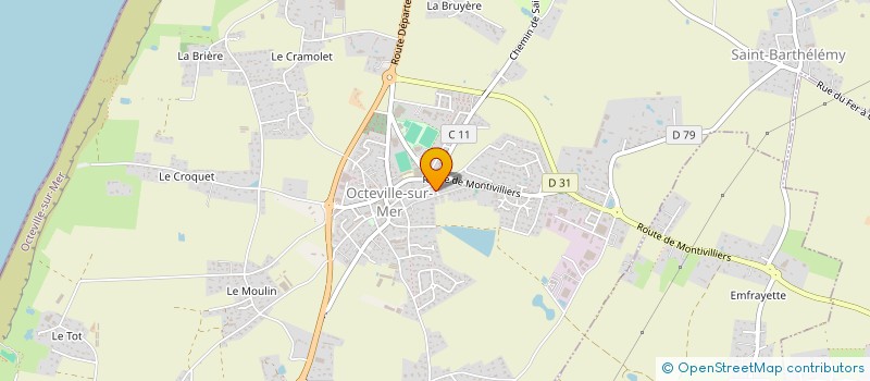 localisation de l'entreprise SCI LHCT  OCTEVILLE-SUR-MER