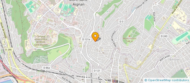 localisation de l'entreprise SCI LHD 1  MONT-SAINT-AIGNAN