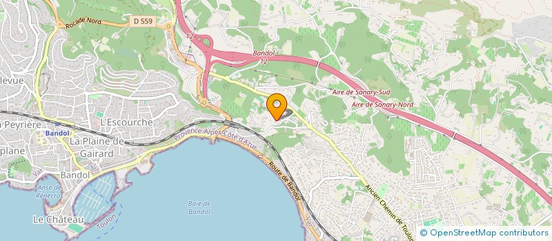 localisation de l'entreprise SCI LHD à SANARY-SUR-MER