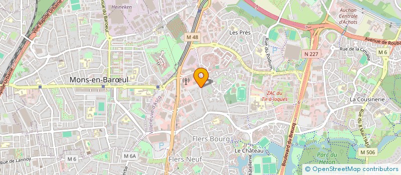 localisation de l'entreprise SCI LHE à VILLENEUVE-D'ASCQ