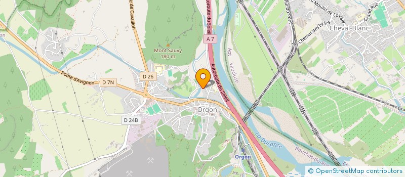 localisation de l'entreprise SCI LHEE  ORGON