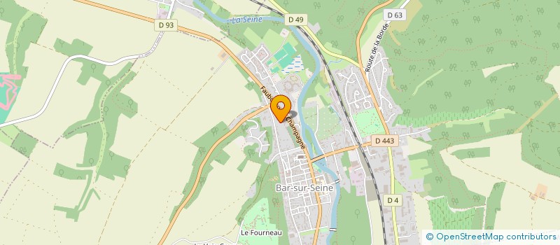 localisation de l'entreprise SCI LHENRY FRERES à BAR-SUR-SEINE