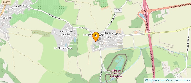 localisation de l'entreprise SCI LHER  FEY