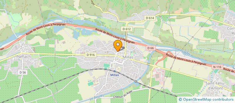 localisation de l'entreprise SCI LHERBIEZ  MILLAS