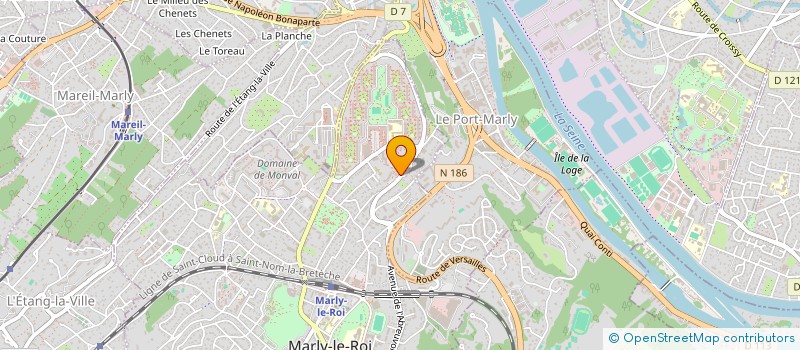 localisation de l'entreprise SCI LHERMINE  MARLY-LE-ROI