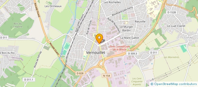 localisation de l'entreprise SCI LHERMITE ALENCON à VERNOUILLET