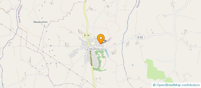 localisation de l'entreprise SCI LHEUREUX  LA MALHOURE