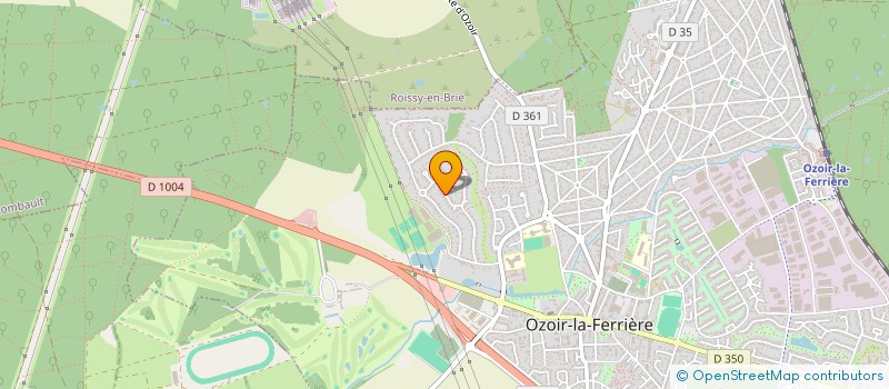 localisation de l'entreprise SCI LHM IMMO  OZOIR-LA-FERRIERE