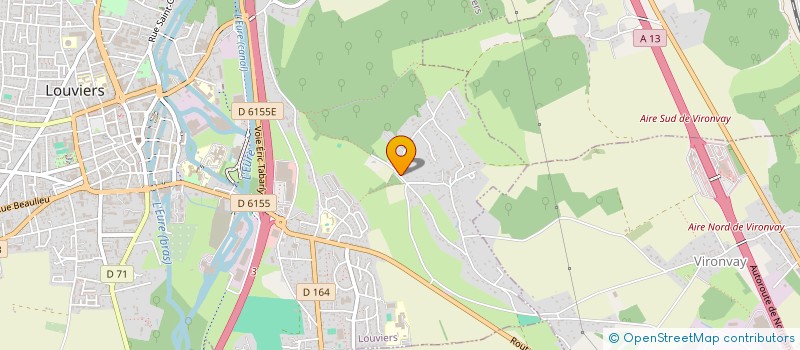 localisation de l'entreprise SCI LHM LES MONTS à LOUVIERS