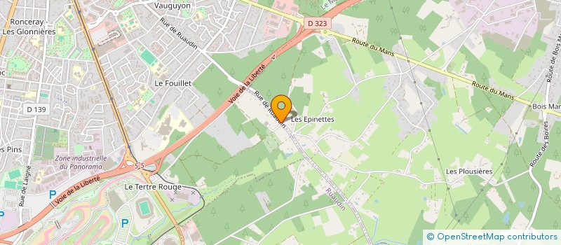 localisation de l'entreprise SCI LHMC  LE MANS