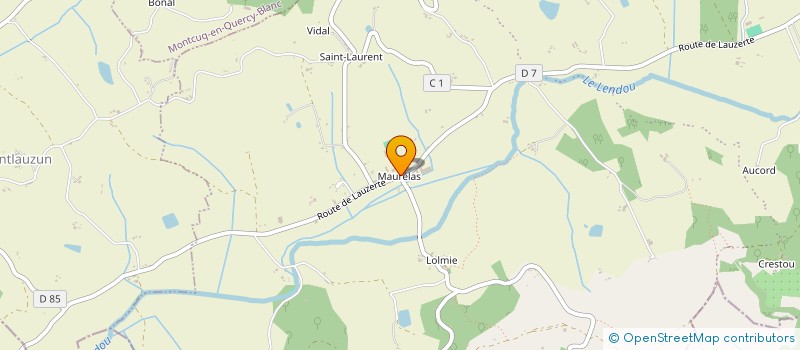 localisation de l'entreprise SCI LHOEST  LENDOU-EN-QUERCY