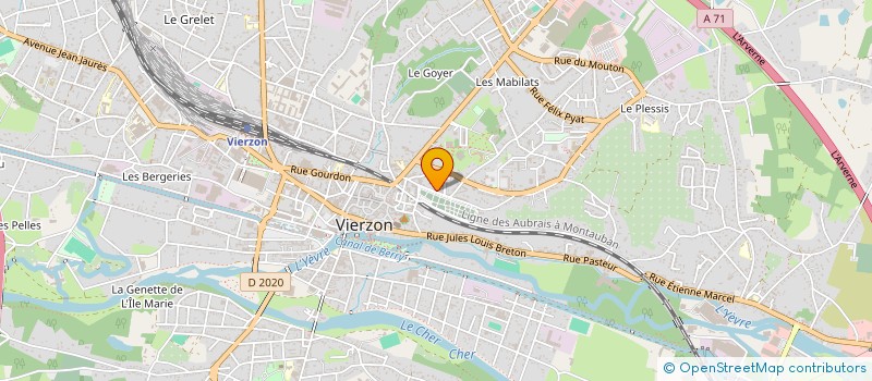 localisation de l'entreprise SCI LHONNEUR DECOVER  VIERZON