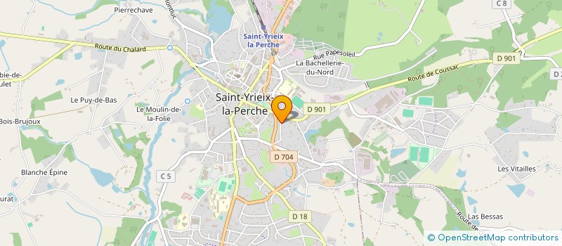 localisation de l'entreprise SCI LHOR à SAINT-YRIEIX-LA-PERCHE