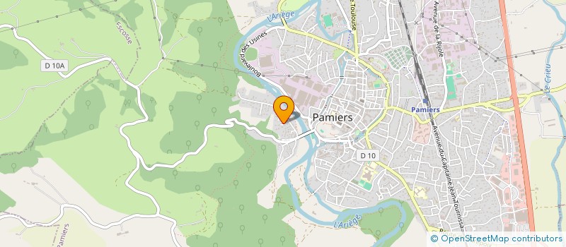 localisation de l'entreprise SCI LHORIK à PAMIERS