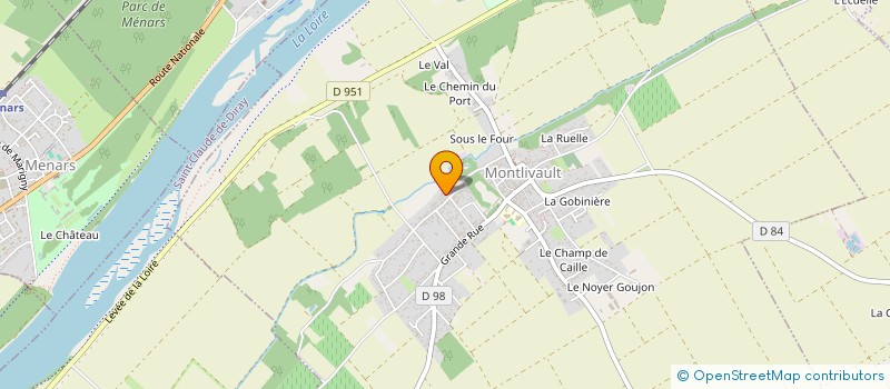 localisation de l'entreprise SCI LHR  MONTLIVAULT