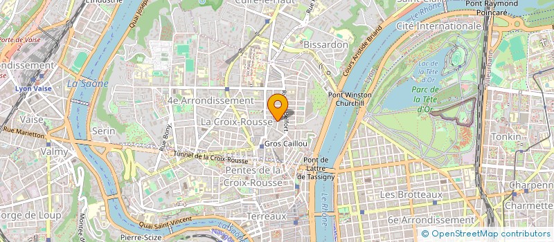 localisation de l'entreprise SCI LHUIS  LYON