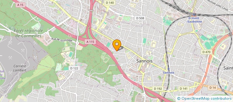 localisation de l'entreprise SCI LI AA  SANNOIS