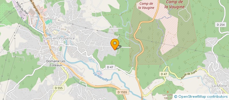 localisation de l'entreprise SCI LI'AU à TRANS-EN-PROVENCE
