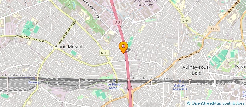 localisation de l'entreprise SCI LI BAI à LE BLANC-MESNIL