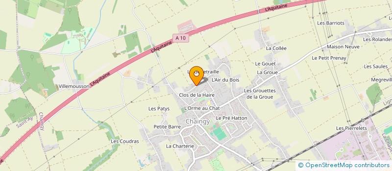 localisation de l'entreprise SCI LI LES SABLONS à CHAINGY