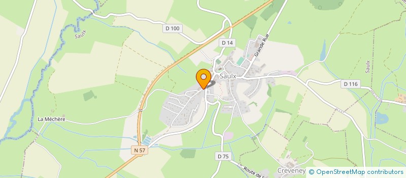 localisation de l'entreprise SCI LI MA  SAULX