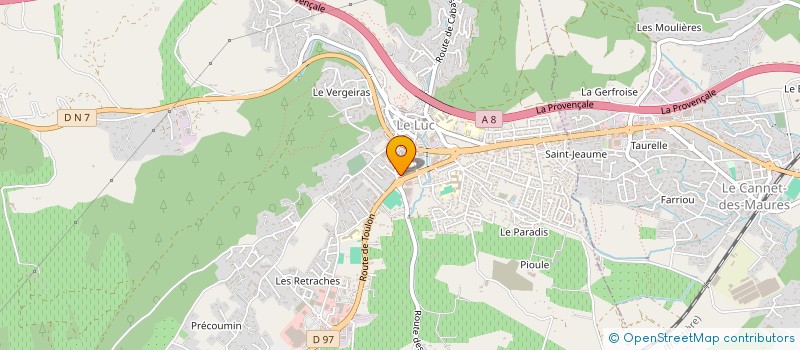 localisation de l'entreprise SCI LI SIAN BEN  LE LUC