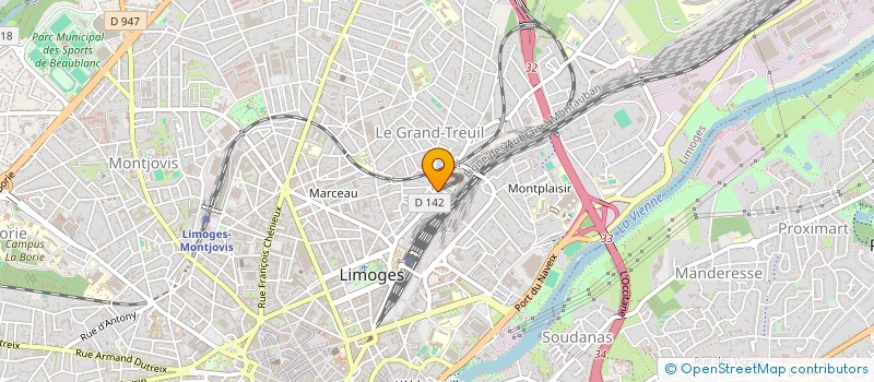 localisation de l'entreprise SCI LIA à LIMOGES
