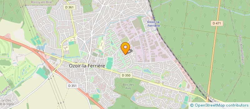 localisation de l'entreprise SCI LIAC  OZOIR-LA-FERRIERE