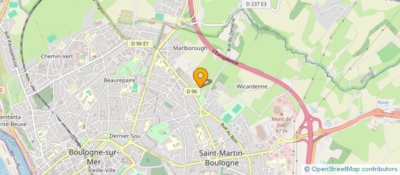 localisation de l'entreprise SCI LIADONIS à SAINT-MARTIN-BOULOGNE