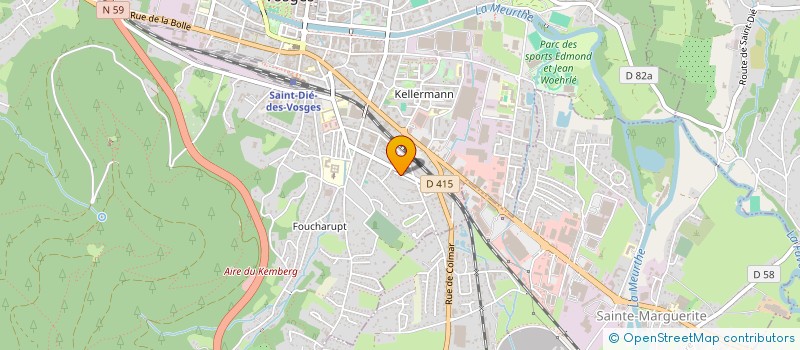 localisation de l'entreprise SCI LIAGO  SAINT-DIE-DES-VOSGES