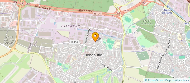 localisation de l'entreprise SCI LIAHILLI à BONDOUFLE