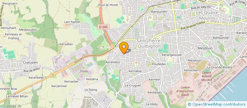 localisation de l'entreprise SCI LIAM  BREST