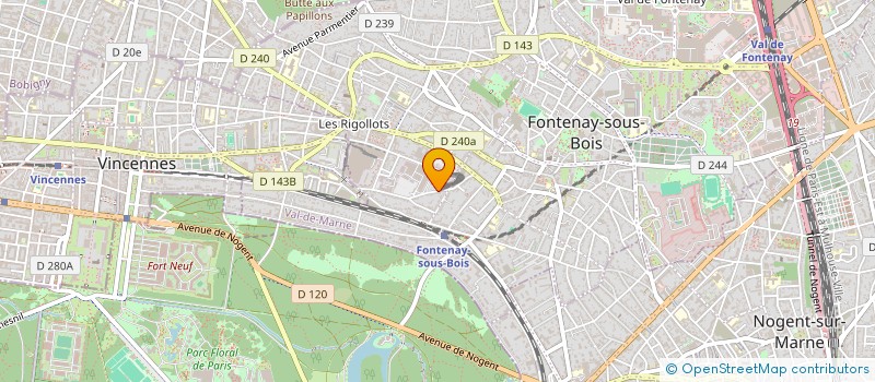 localisation de l'entreprise SCI LIAM à FONTENAY-SOUS-BOIS