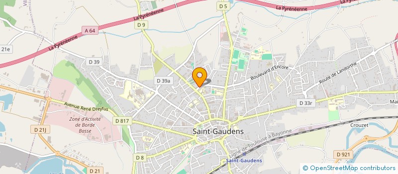 localisation de l'entreprise SCI LIAM  SAINT-GAUDENS