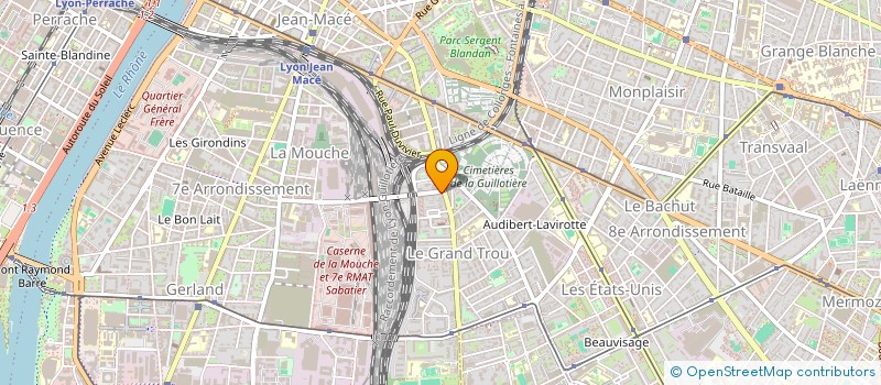 localisation de l'entreprise SCI LIAM IMMOBILIER  LYON